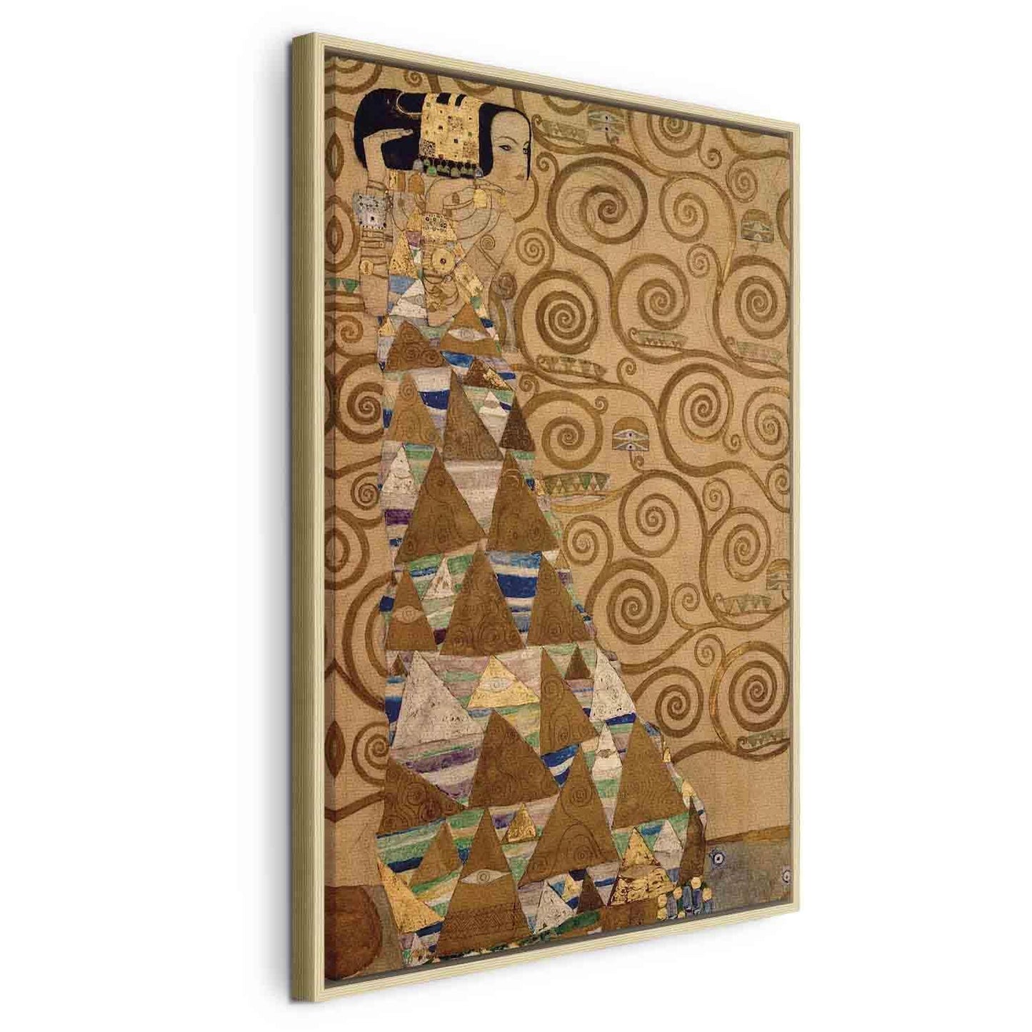 Leinwandbild - Gustav Klimt – Expectation