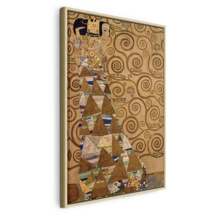 Leinwandbild - Gustav Klimt – Expectation
