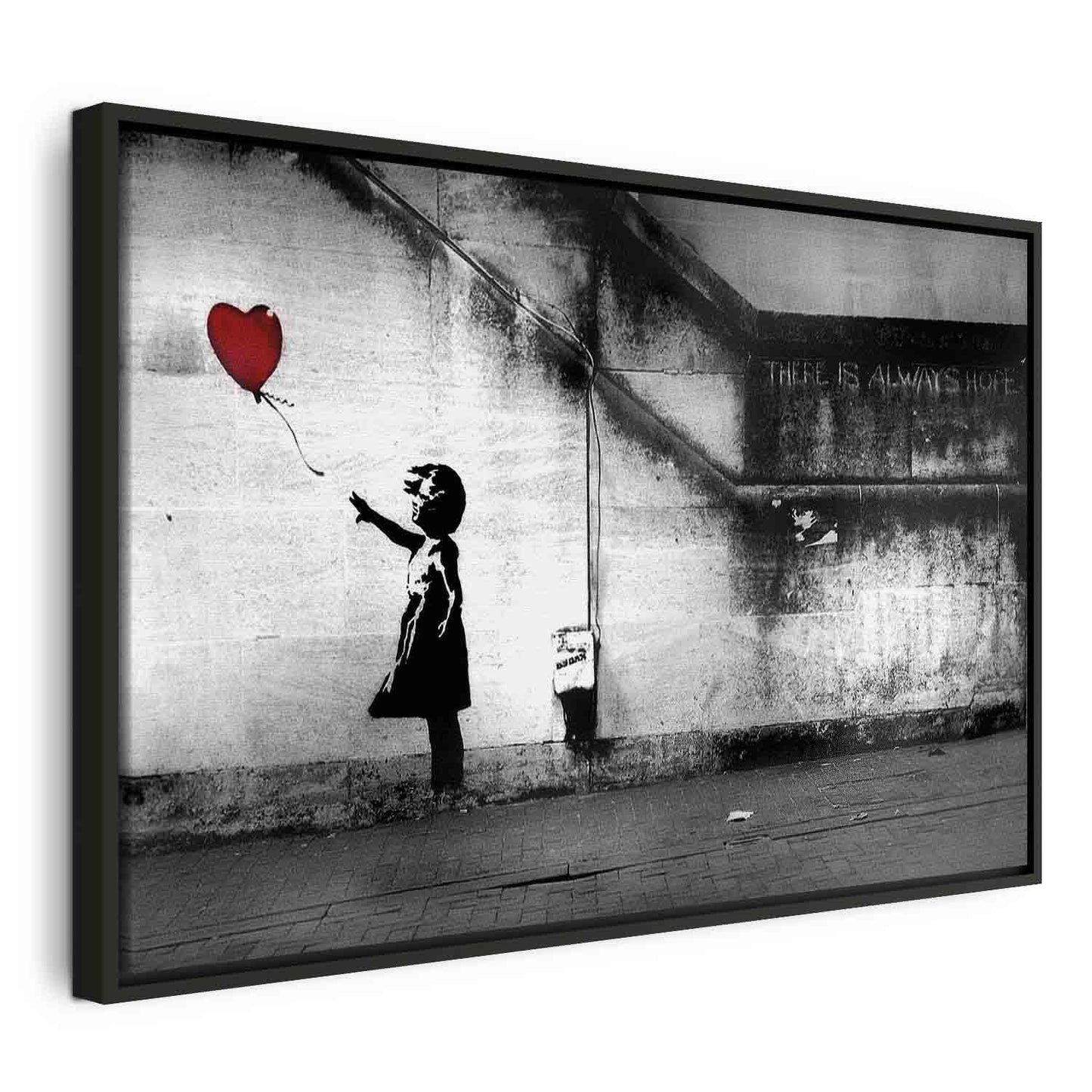 Leinwandbild - hope (Banksy) Artgeist