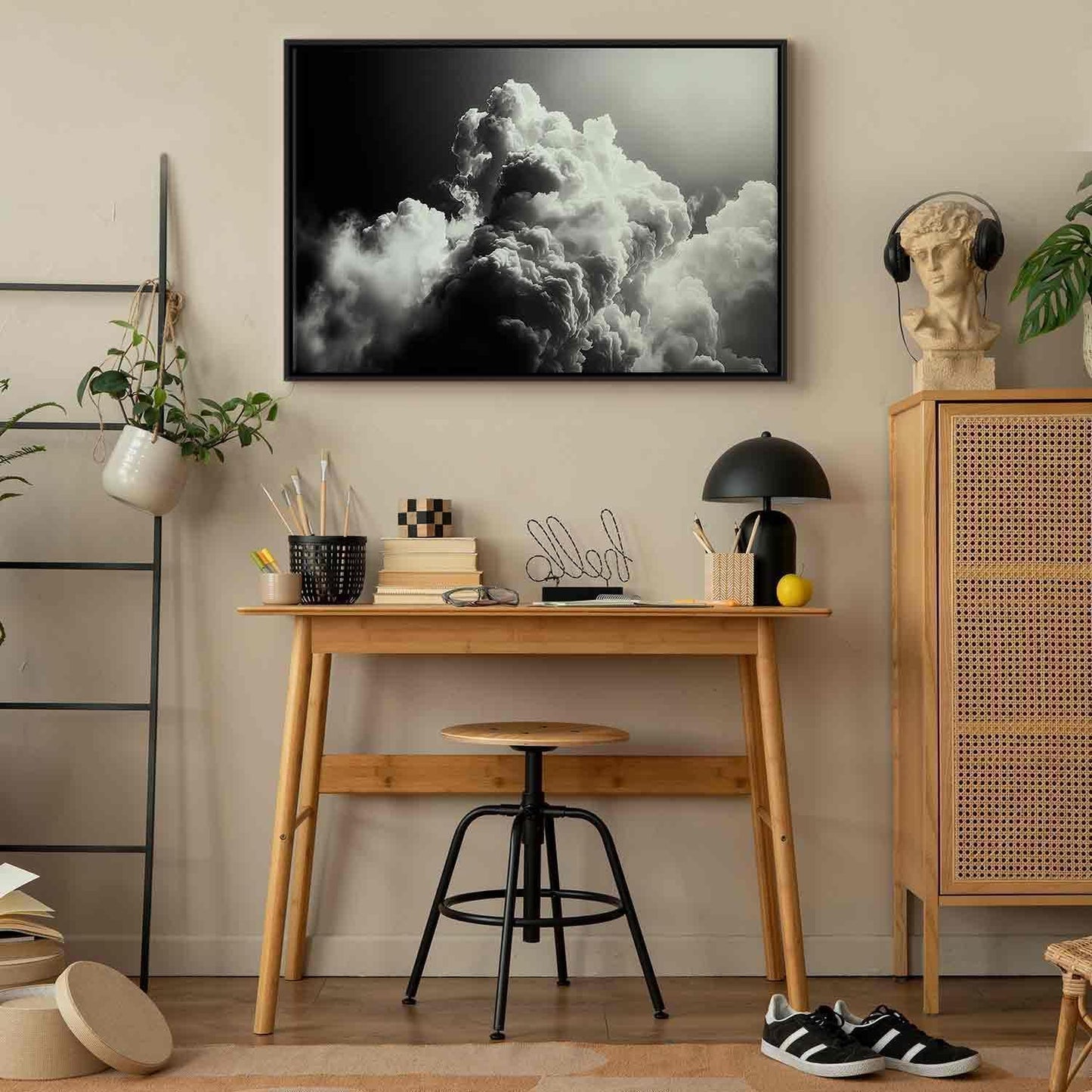 Leinwandbild - Clouds Like from Dreams: Let the Sun Illuminate Your Day – A Visual Feast Artgeist