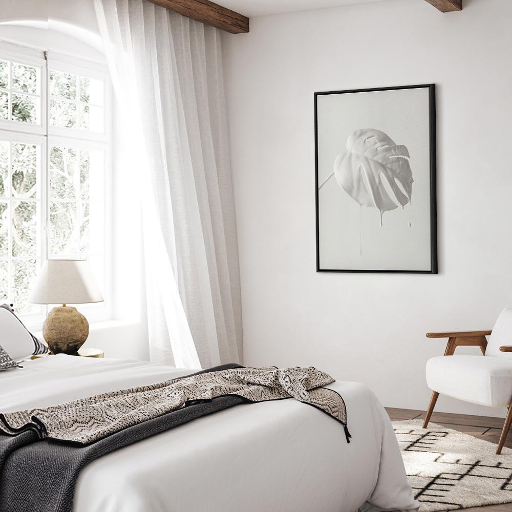 Leinwandbild - Bright Monstera (1 Part) Vertical