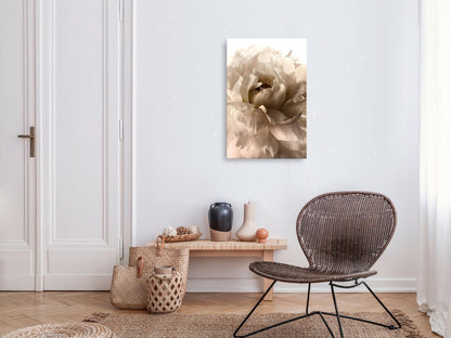 Stilvolles Leinwandbild mit Blütenillustration


