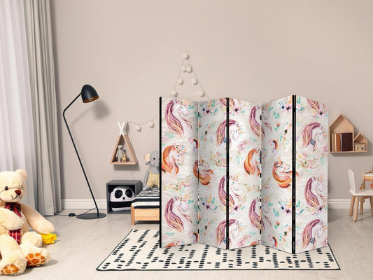 Paravent - Pastel Unicorns II Artgeist