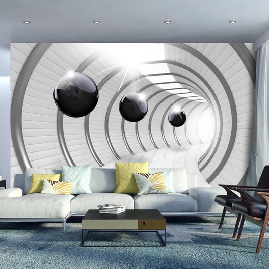 Fototapete „Futuristischer Tunnel“ – 3D-Effekt & moderne Raumtiefe