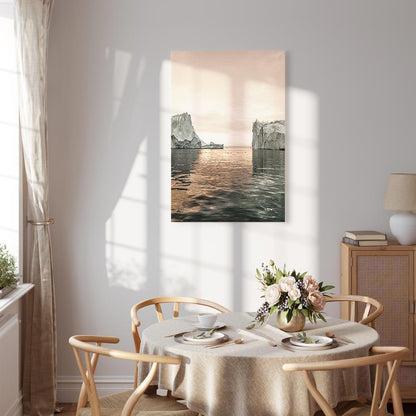 Leinwandbild - Ice Statues (1 Part) Vertical