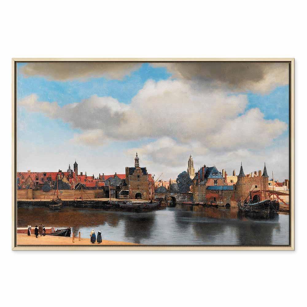 Leinwandbild - Jan Vermeer – View of Delft