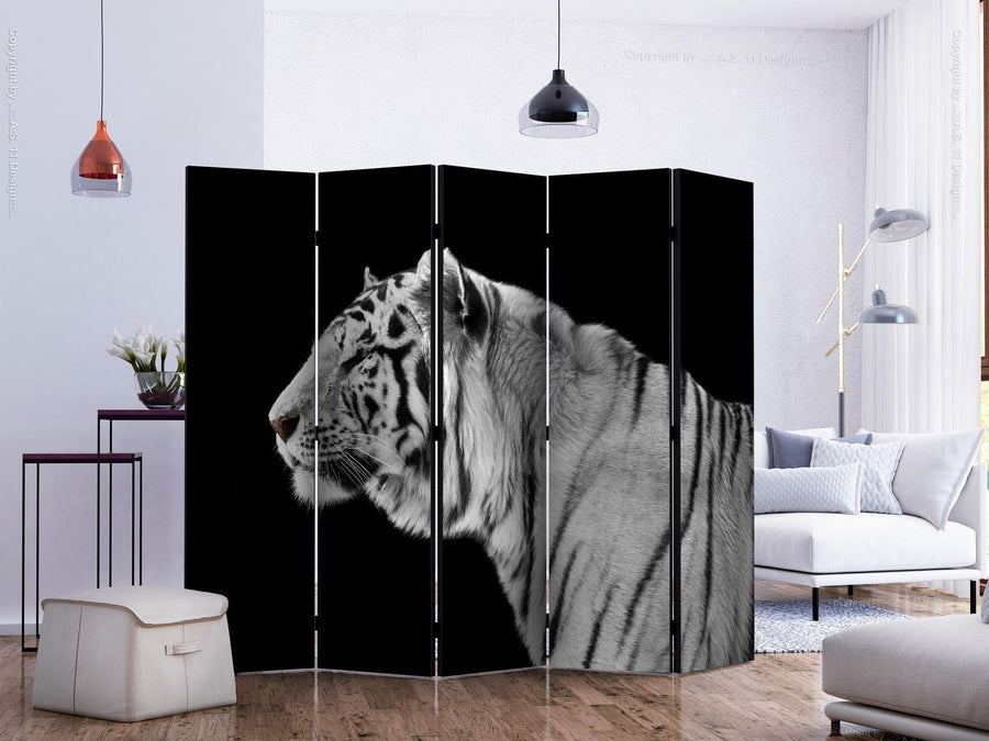 Paravent - White tiger II Artgeist