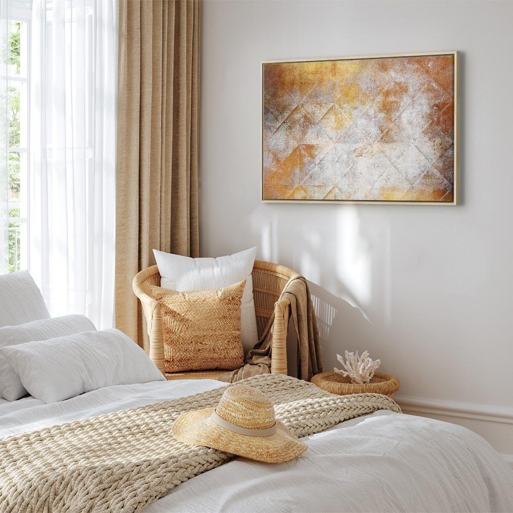 Leinwandbild - Golden Modernism (1 Part) Wide