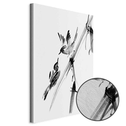 Leinwandbild - Winged Love (1 Part) Vertical