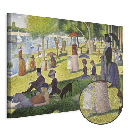 Leinwandbild - Georges Seurat – Sunday Afternoon on the Island of La Grande Jatte