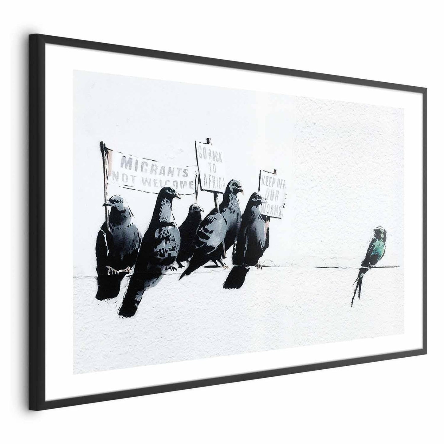 Poster - Xenophobic Pigeons Artgeist