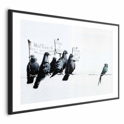 Poster - Xenophobic Pigeons Artgeist