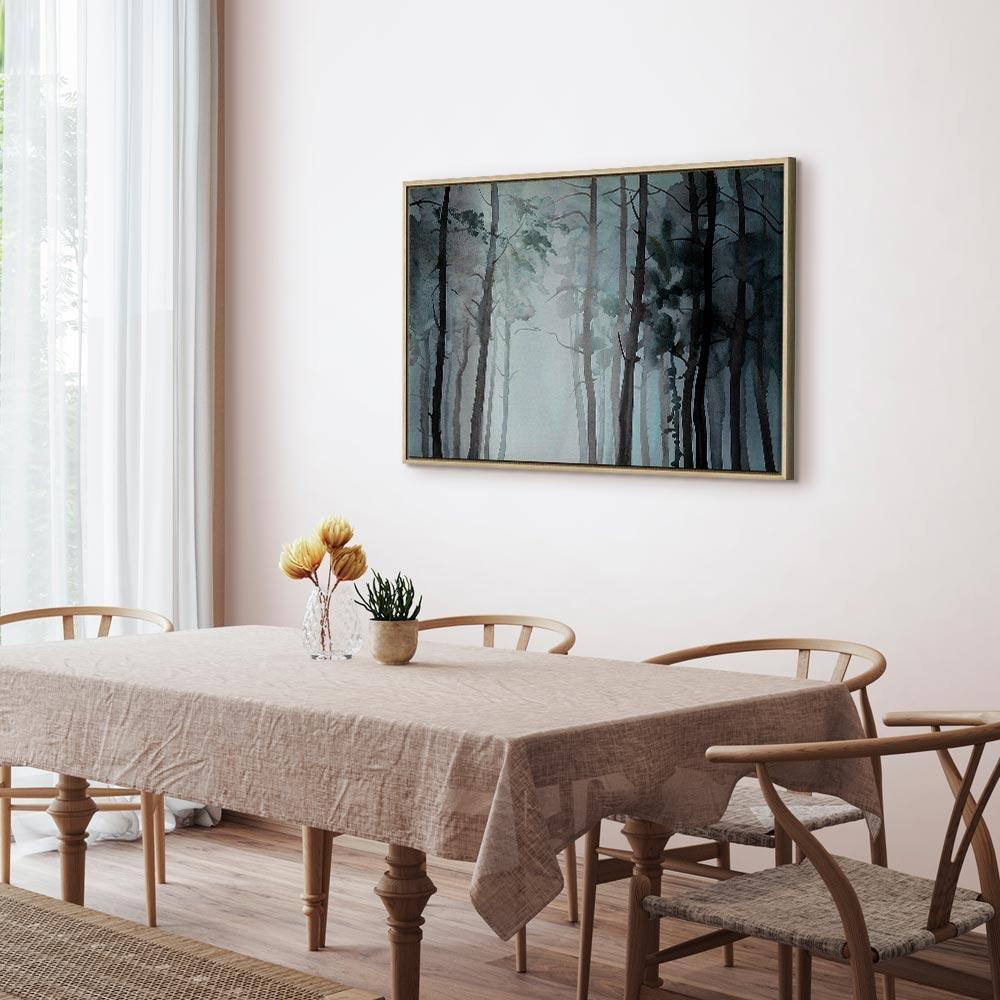 Leinwandbild - Hazy Forest (1 Part) Wide