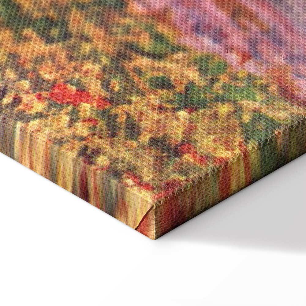 Leinwandbild - Claude Monet – Tulip Fields with Windmill