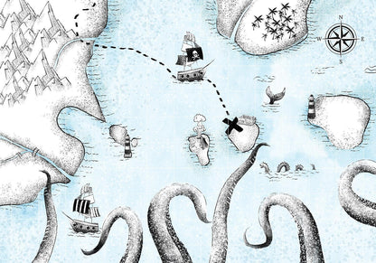 Fototapete - Treasure Map Artgeist