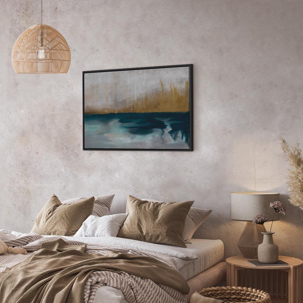 Leinwandbild - Golden Grasses (1 Part) Wide