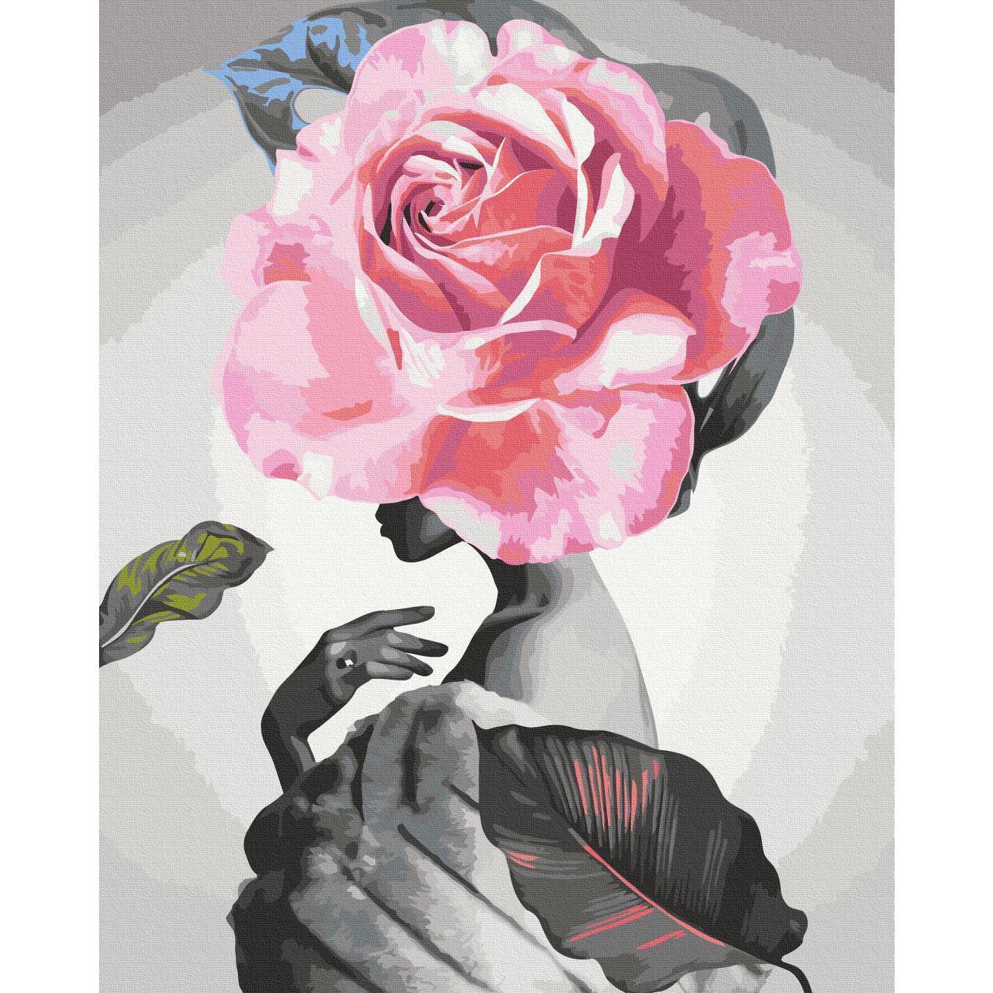 Malen nach Zahlen - Rose and Fur