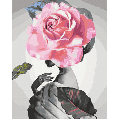 Malen nach Zahlen - Rose and Fur