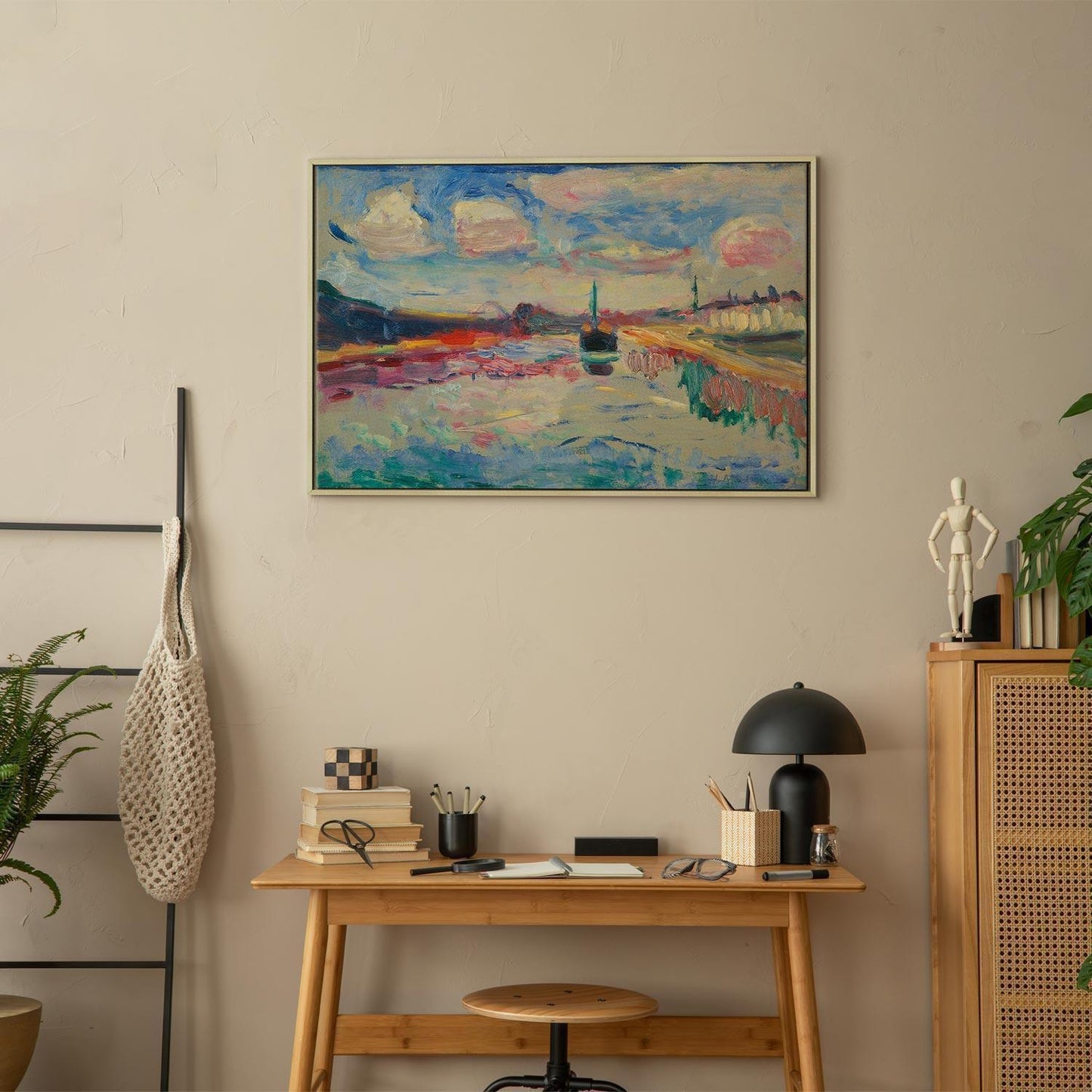 Leinwandbild - Henri Matisse – Canal du Midi