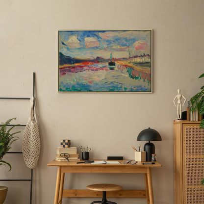 Leinwandbild - Henri Matisse – Canal du Midi