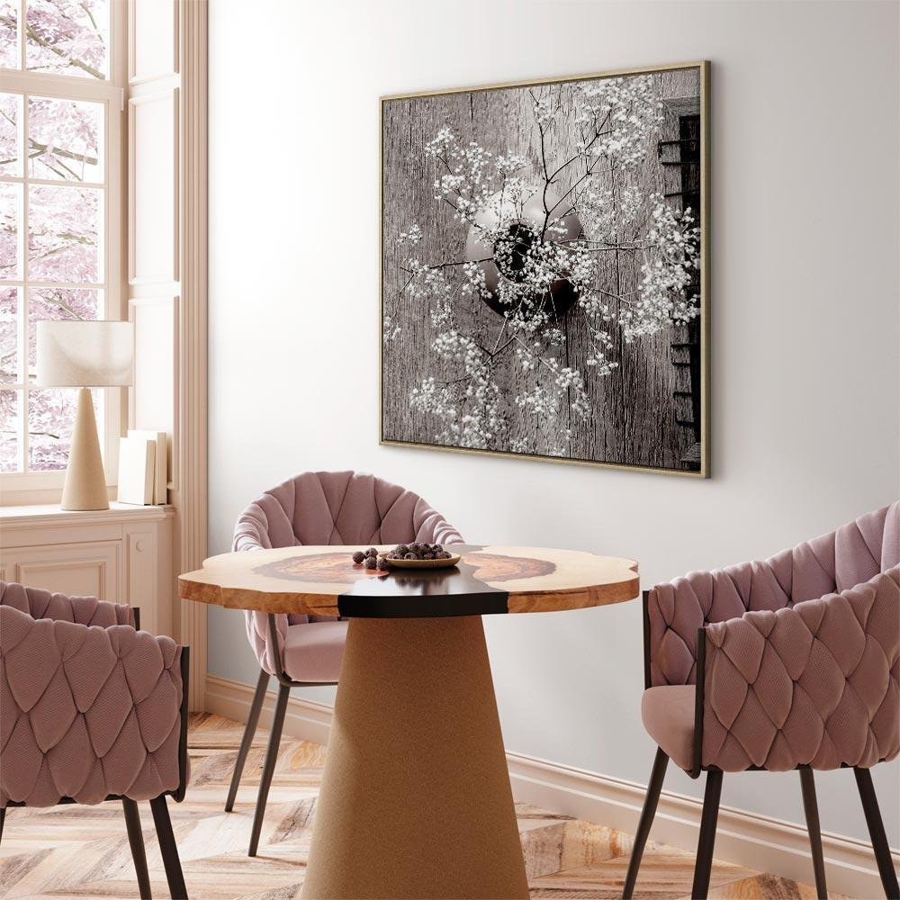 Leinwandbild - Dried Flowers (1 Part) Square