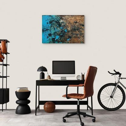 Leinwandbild - Azure Archipelago (1 Part) Wide