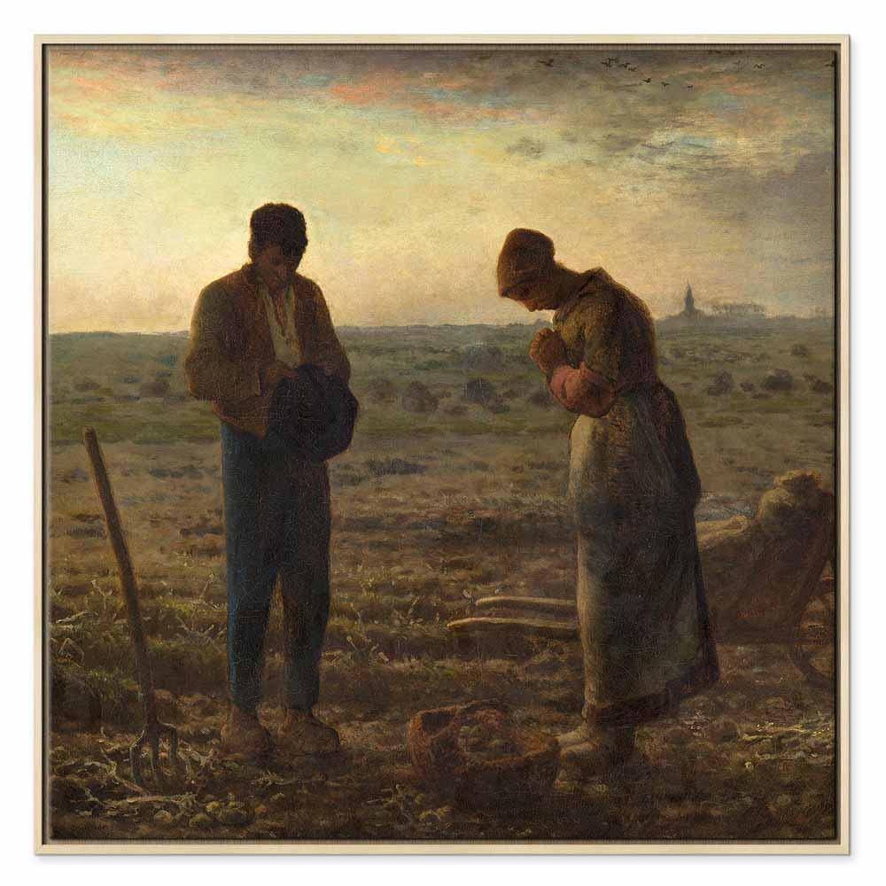 Leinwandbild - Jean-François Millet – The Angelus