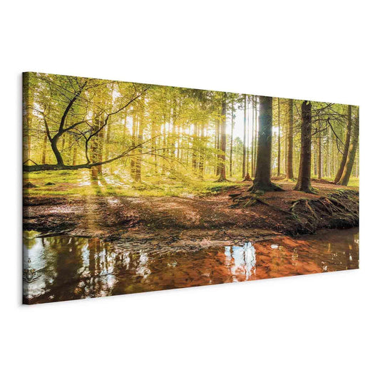 Leinwandbild Herbstträume – Stimmungsvolle Naturkunst in warmen Farben