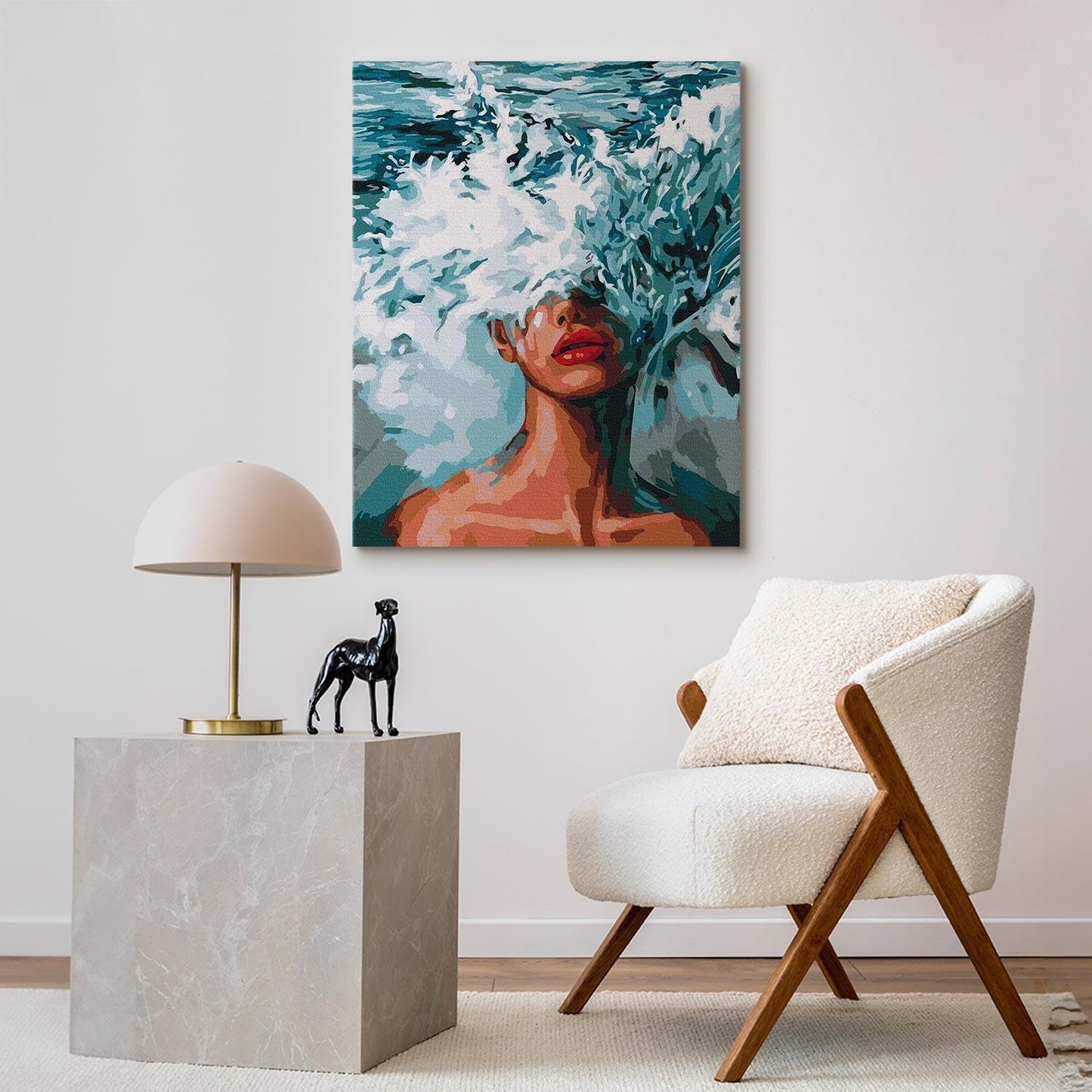 Malen nach Zahlen - Queen of the ocean