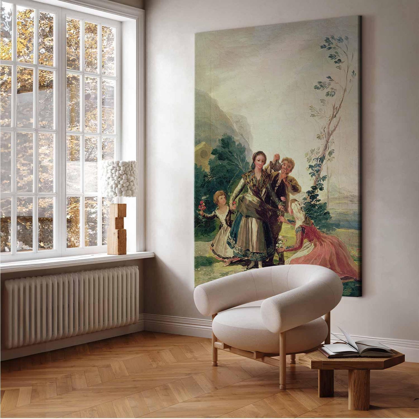 Wandbild XXL - Francisco Goya – The Flower Girls (Spring)