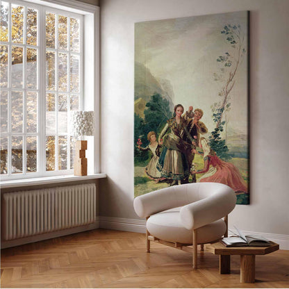 Wandbild XXL - Francisco Goya – The Flower Girls (Spring)
