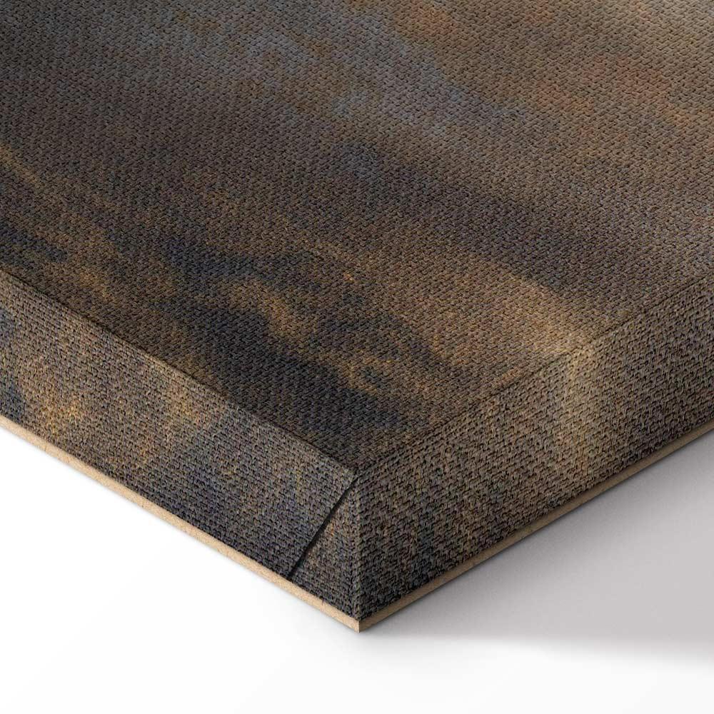 Leinwandbild - Golden Reflections on Clouds Foretelling Dusk