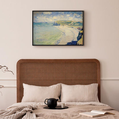 Leinwandbild - Claude Monet – Beach at Pourville