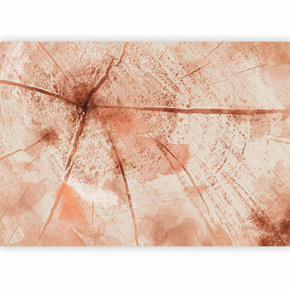 Fototapete Pink Trunk – Rosa Baumstamm mit modernem Flair
