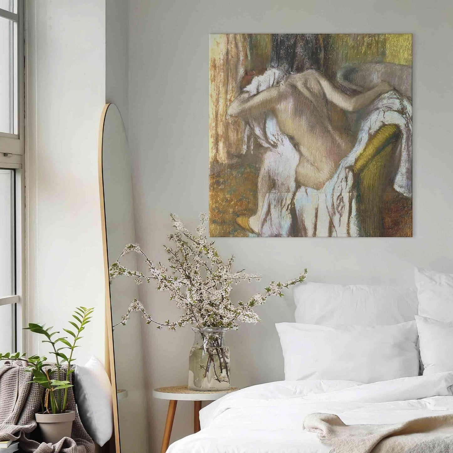 Leinwandbild - Woman drying herself (Edgar Degas) Artgeist
