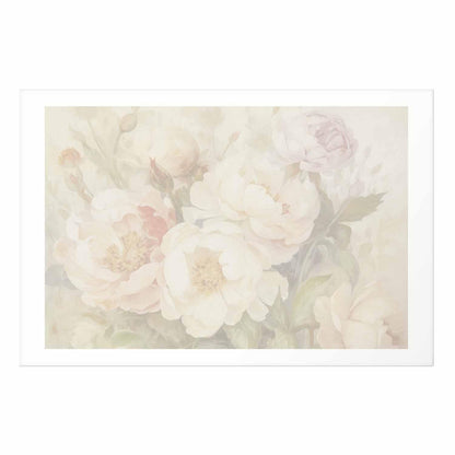 Poster - Peonies in the Mist