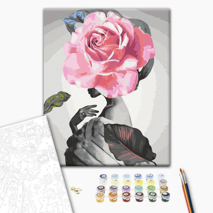 Malen nach Zahlen - Rose and Fur