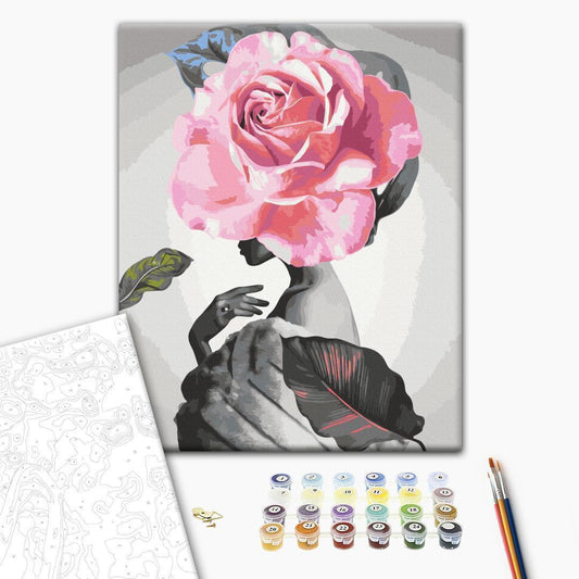 Malen nach Zahlen - Rose and Fur