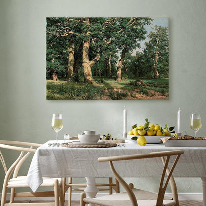 Leinwandbild - Ivan Shishkin – Oak Forest