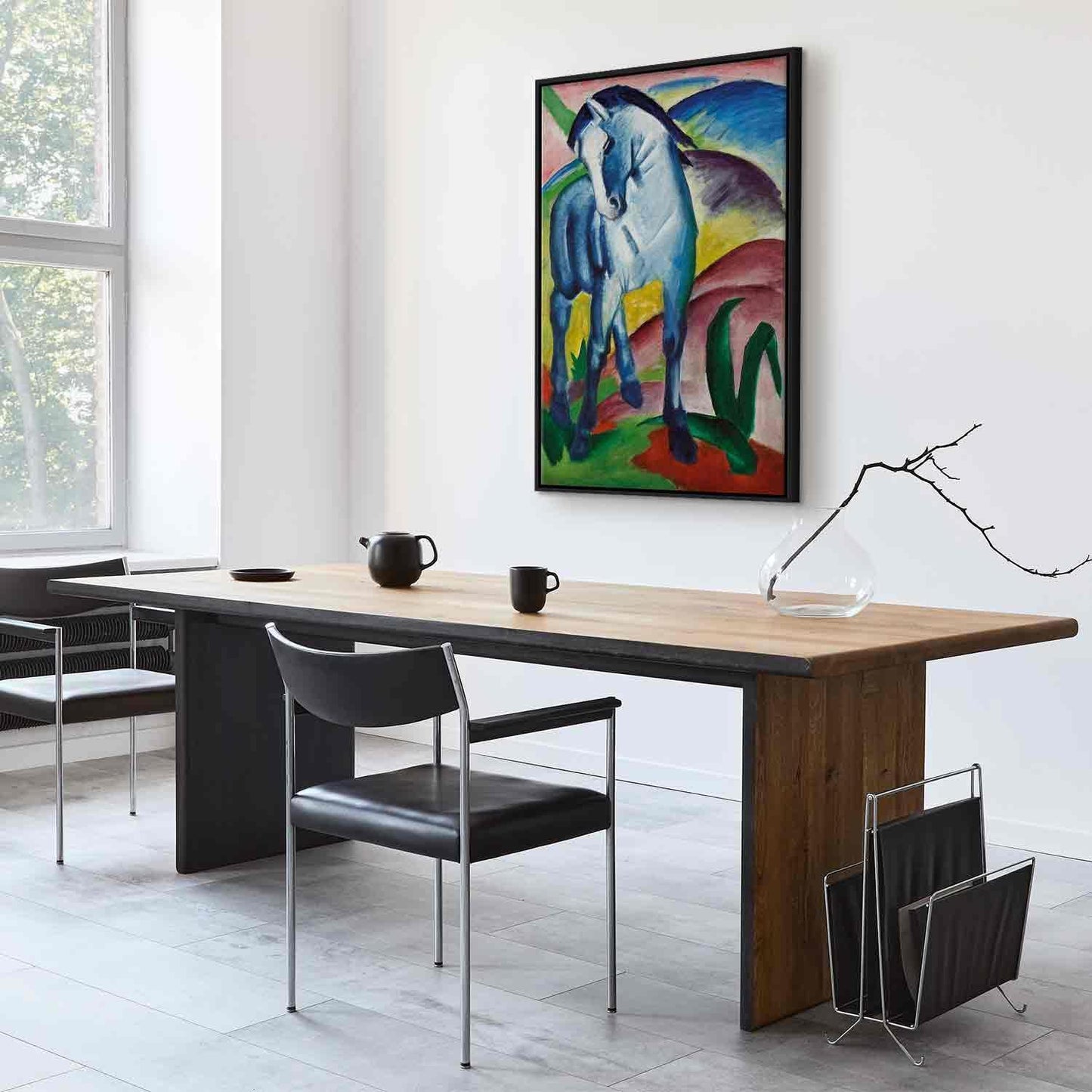 Leinwandbild - Franz Marc – Blue Horse