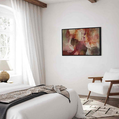 Leinwandbild - Spring composition – transparencies and forms in watercolor style