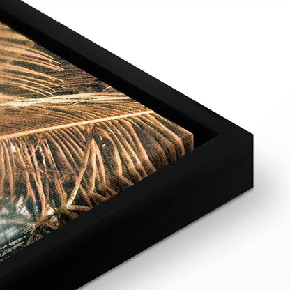 Leinwandbild - Palm Umbrella (1 Part) Vertical