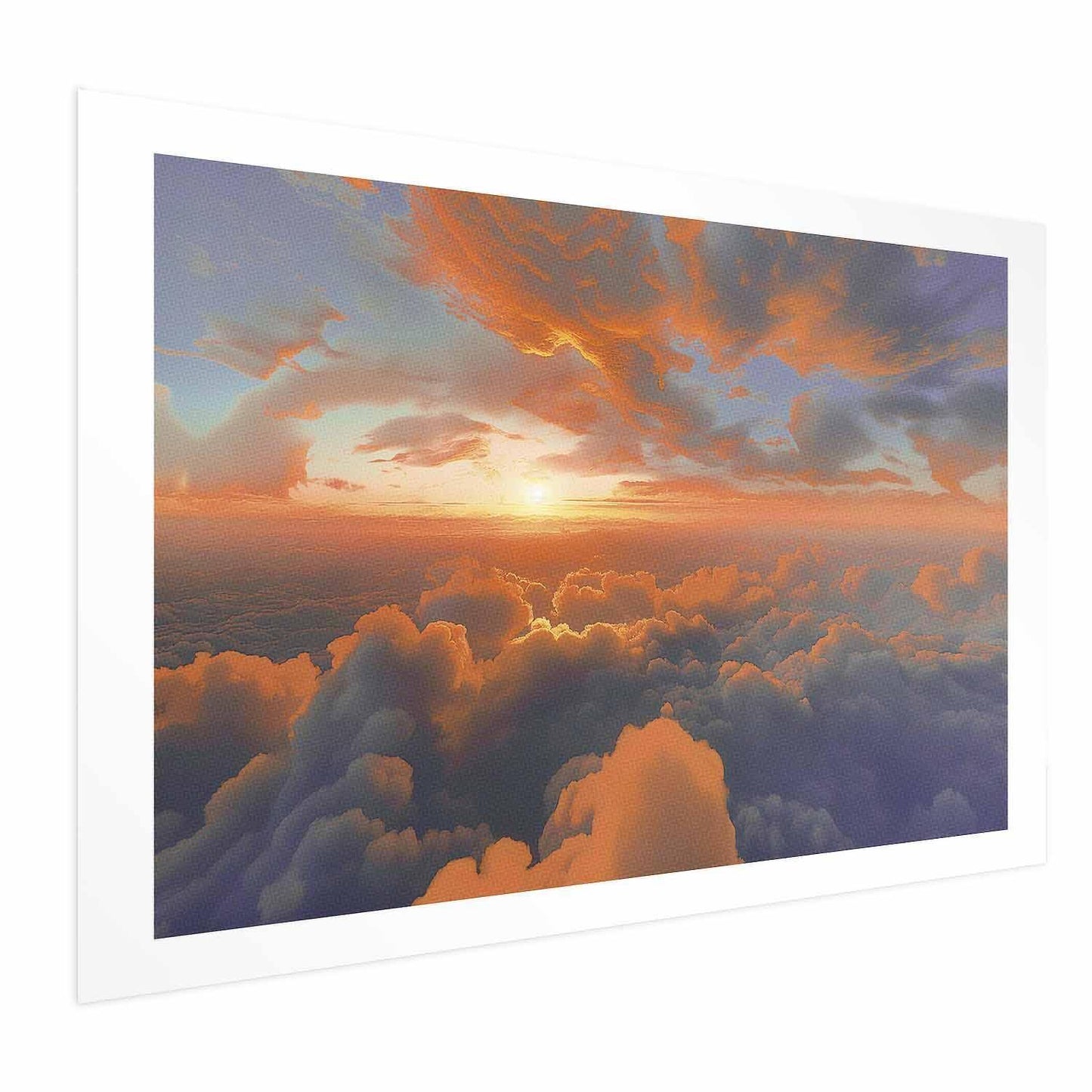 Poster - When Dawn Tickles the Clouds: A Color Show on the Morning Sky