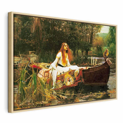 Leinwandbild - John William Waterhouse – The Lady of Shalott