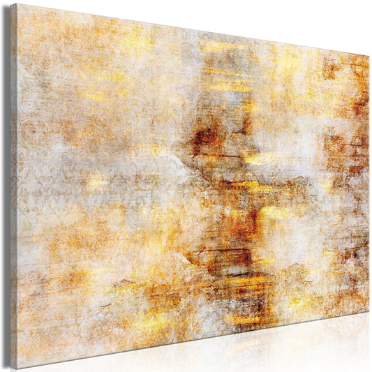 Leinwandbild - Golden Lightning (1 Part) Wide Artgeist