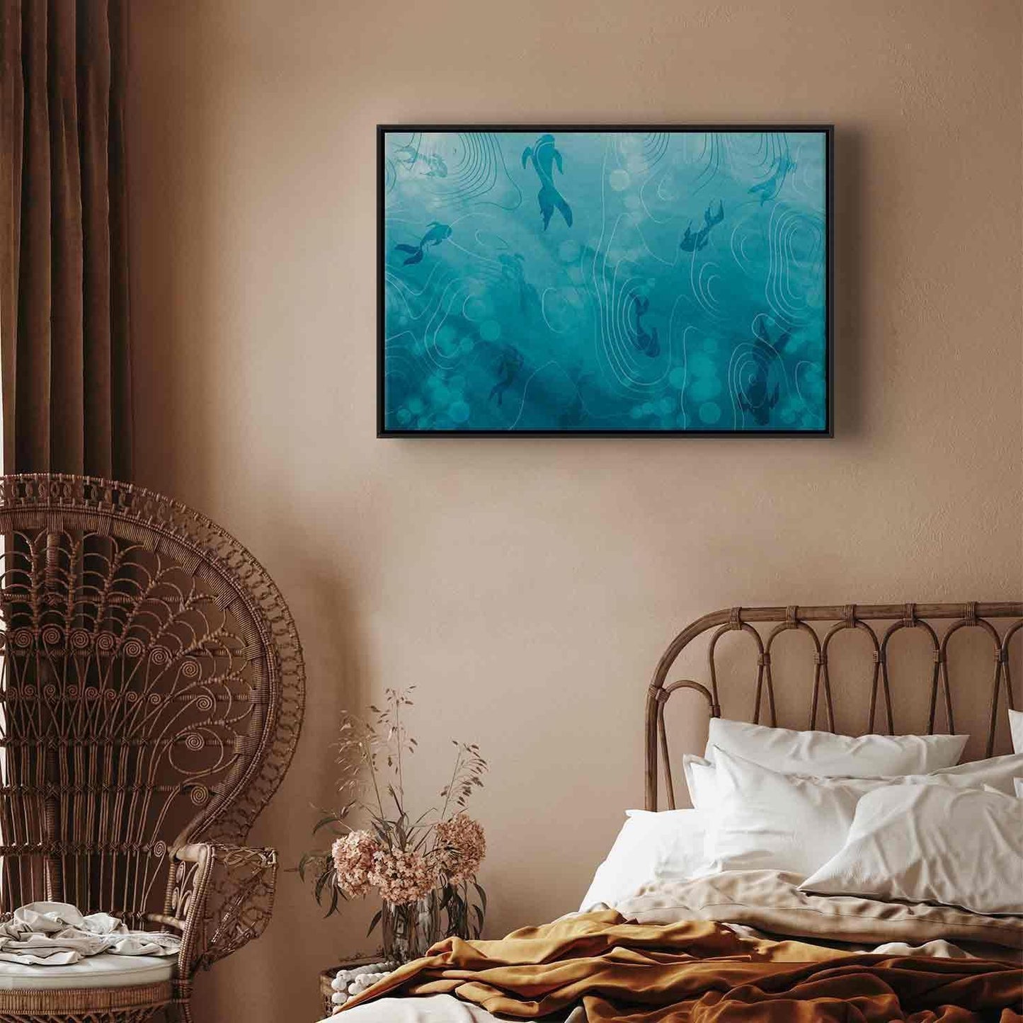 Leinwandbild - Japanese pond