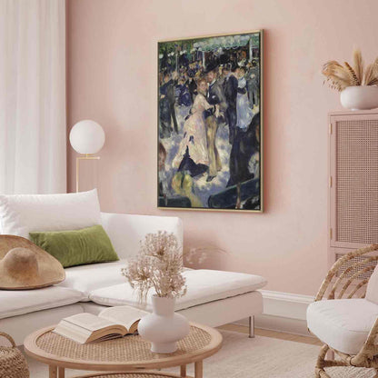 Leinwandbild - Pierre-Auguste Renoir – Le Moulin de la Galette, detail of the dancers