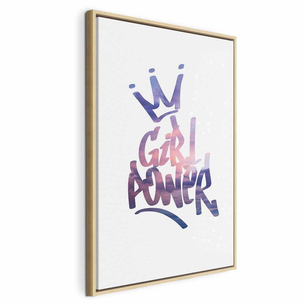 Leinwandbild - Girl Power (1 Part) Vertical