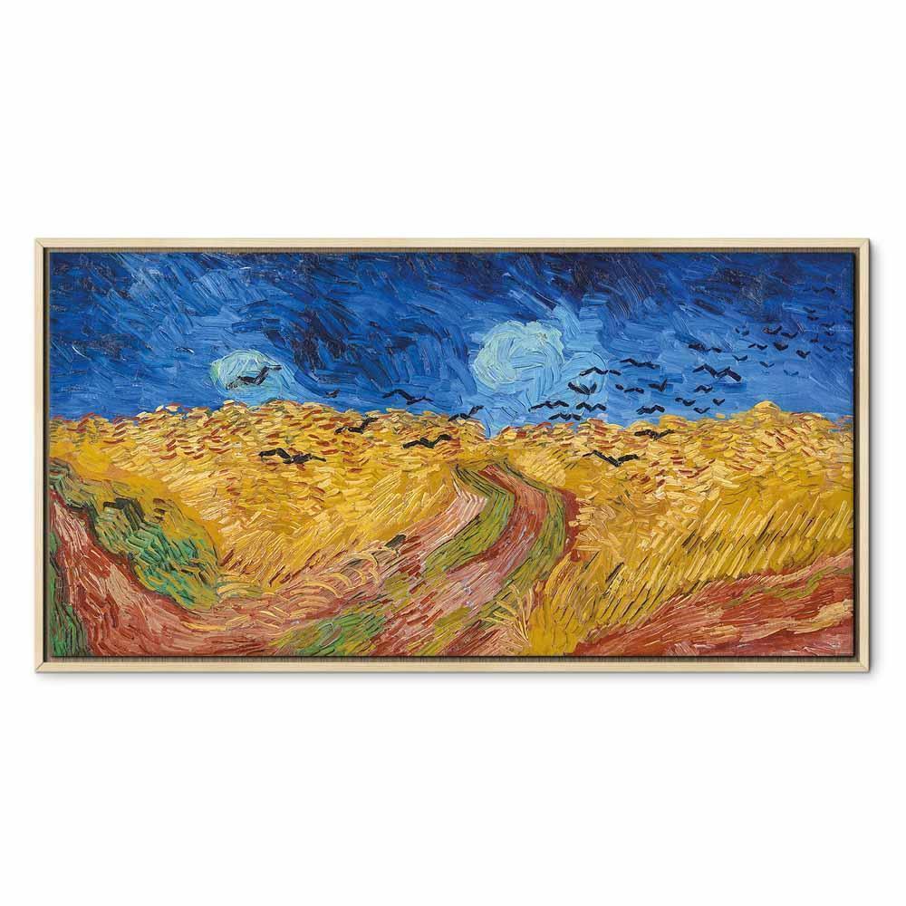 Leinwandbild - Vincent van Gogh – Wheatfield With Crows