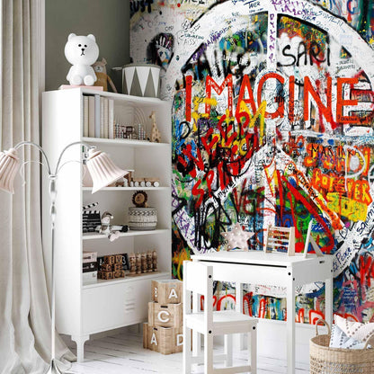 Fototapete - Hippie Graffiti